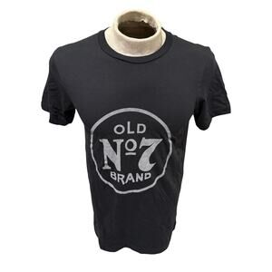 Jack Daniel’s Old No 7 Staff T-Shirt Black Whiskey Promo Tee Men’s M New